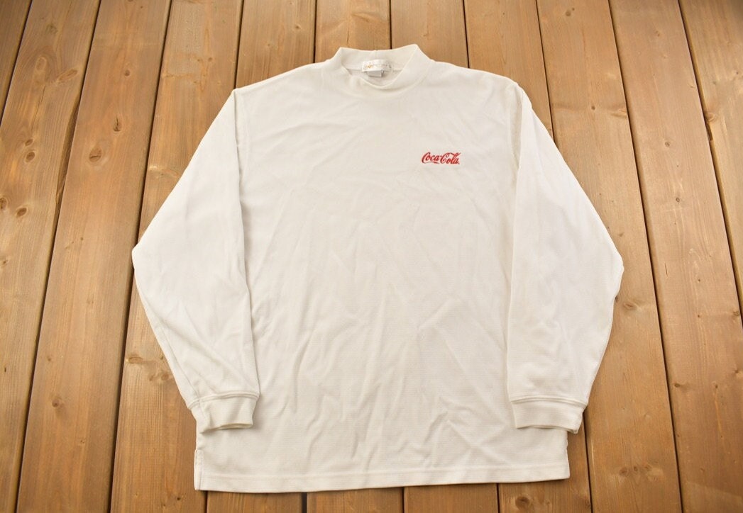 Vintage 1990s Coca Cola Logo Crewneck Sweatshirt /