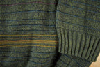 Vintage 1990s Knit Abstract Pattern Crewneck Sweater
