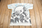 Vintage 1990s Neil Diamond All Over Print T-shirt / Band Tee / Single Stitch / Made in France / 90s T-shirt / Music Promo / Premium Vintage