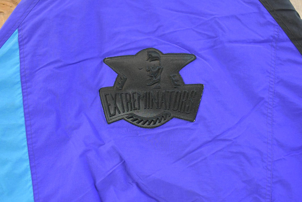 Vintage 1990s Kemper Clothing Ski Snowboard Anorak Jacket Men's XL / Abstract Pattern Art Print / Athletic Winter