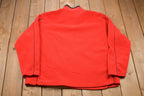 Vintage 1990s Ottawa Senators NHL Quarter Zip Embroidered Fleece Sweater