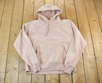 Vintage 1990s Tan Champion Reverse Weave Hoodie Sweatshirt