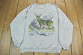 Vintage 1990s Outdoorsman wildlife Crewneck Sweatshirt Made In USA