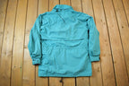 Vintage 1990s Eddie Bauer Windbreaker Retractable Hood Light Jacket - Medium
