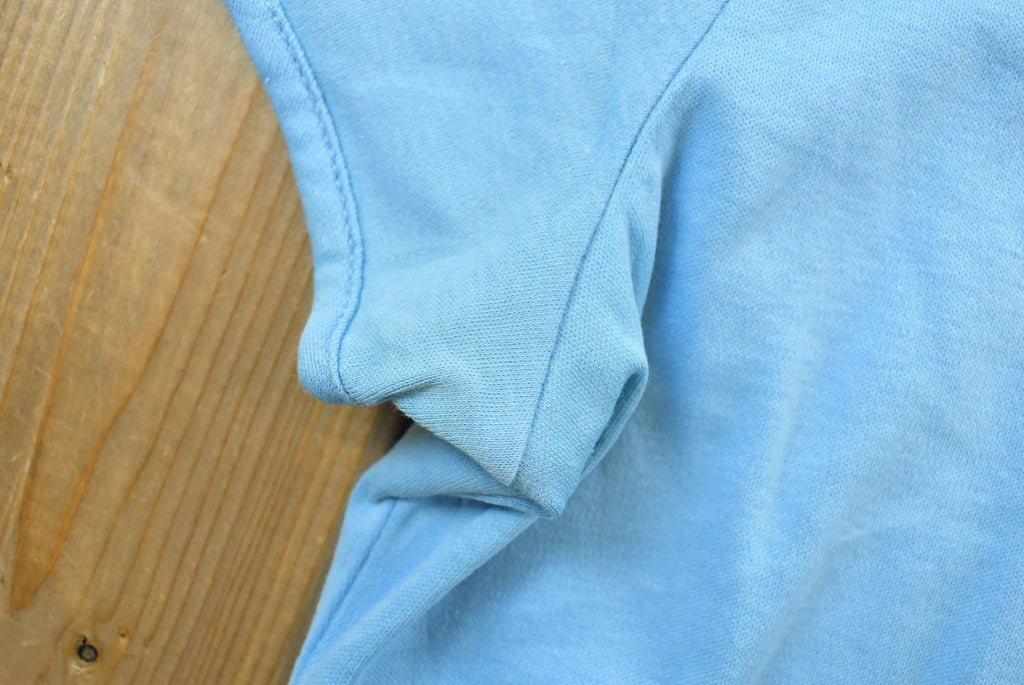 Vintage 1980s Duofold Sport Ladies Blank Blue T-Shirt Women's M