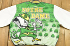 Vintage 1980s University Of Notre Dame Fighting Irish Chalk Line Collegiate Windbreaker