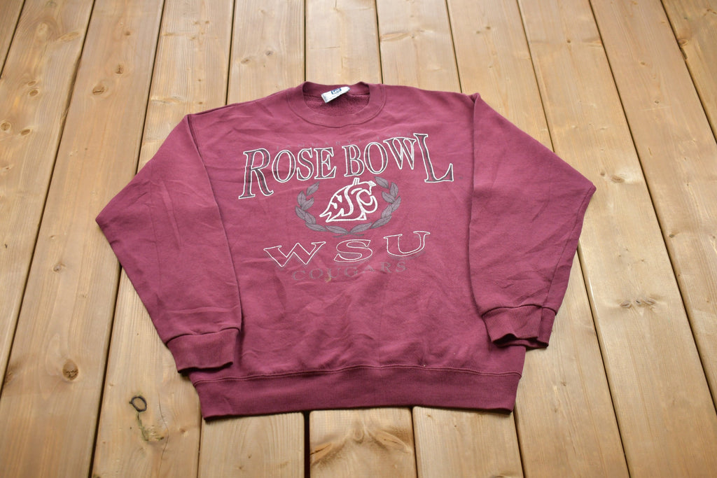 Vintage 1998 Cougars Rose Bowl University Of Washington State Collegiate Crewneck