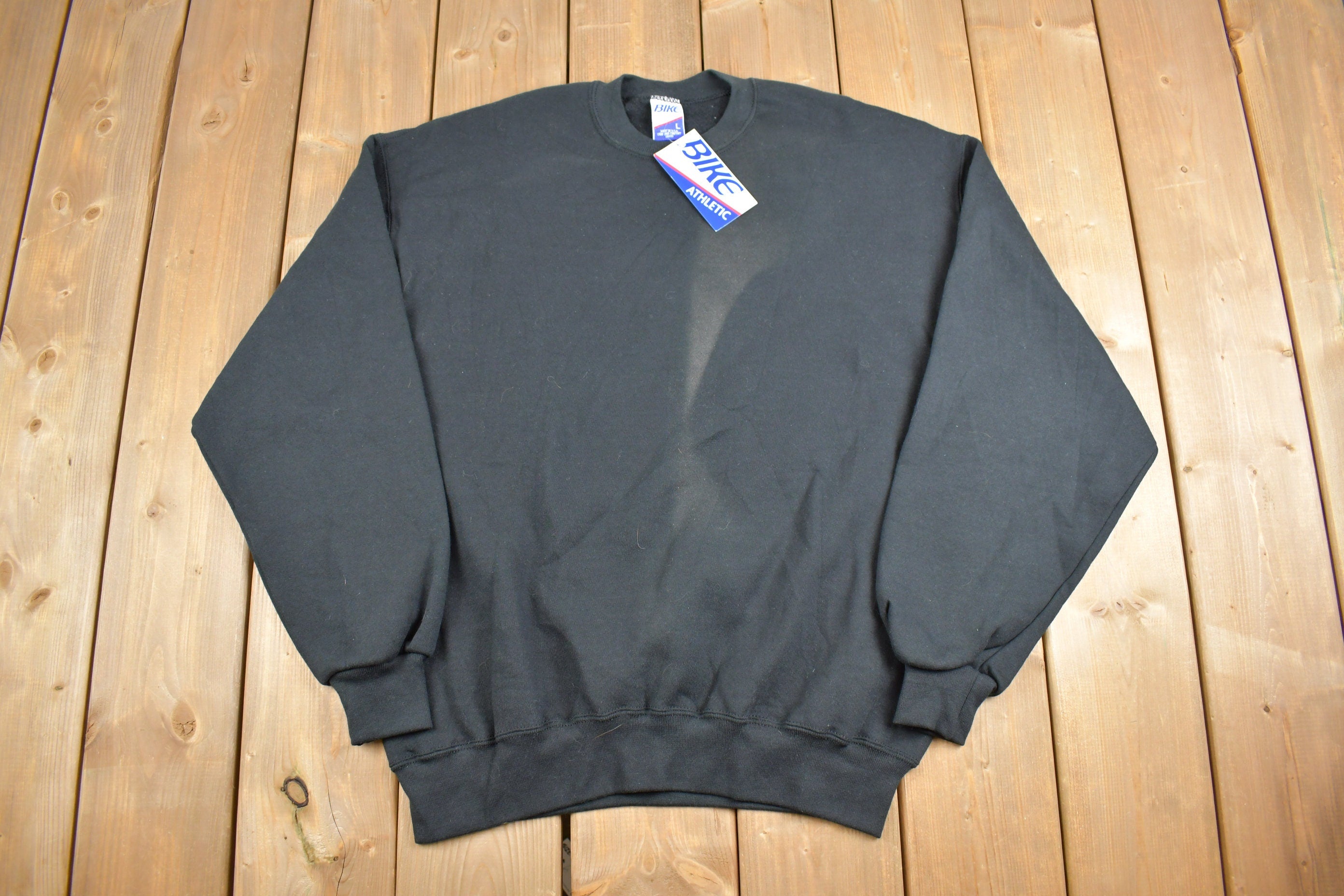 Vintage 1990's Bike Deadstock Blank Crewneck Sweatshirt