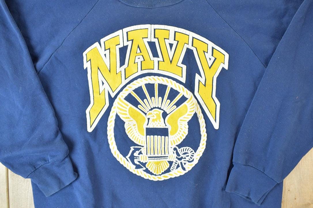 Vintage 1980s US Navy University Crewneck