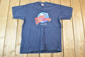 Vintage 1990s Hong Kong Planet Hollywood Single Stitch Graphic Print Souvenir T-Shirt