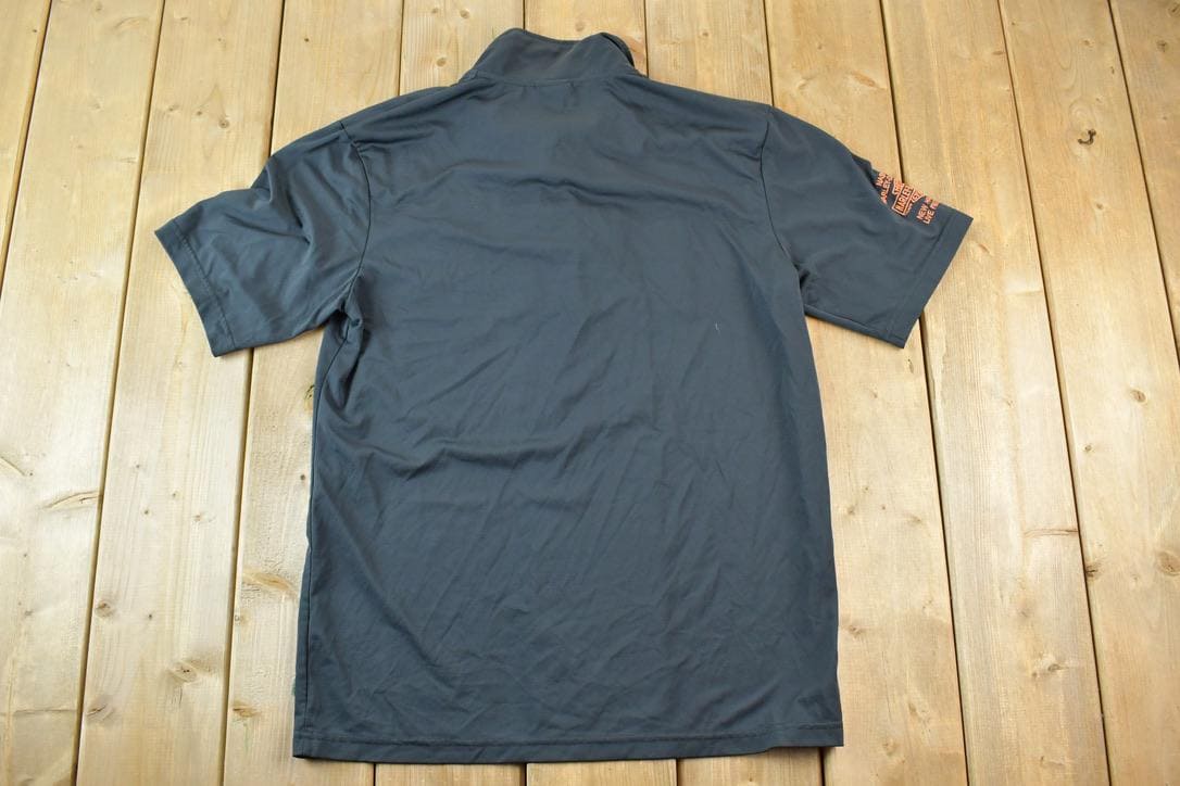 Vintage 1990s Harley Davidson Motorcycles Polo T-Shirt Made In USA