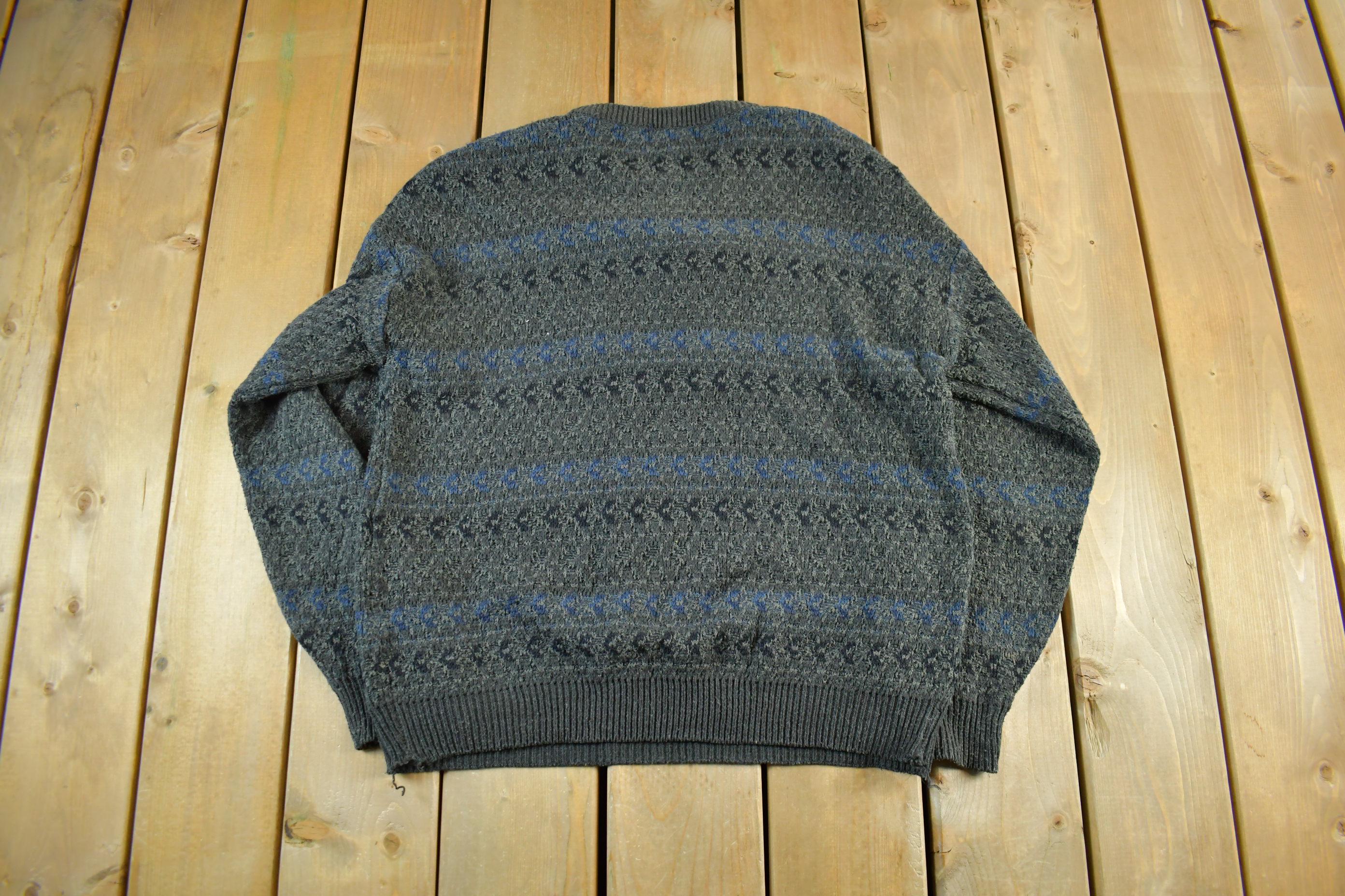 Vintage 1990s Jantzen Knit Crewneck Sweater Men's XL
