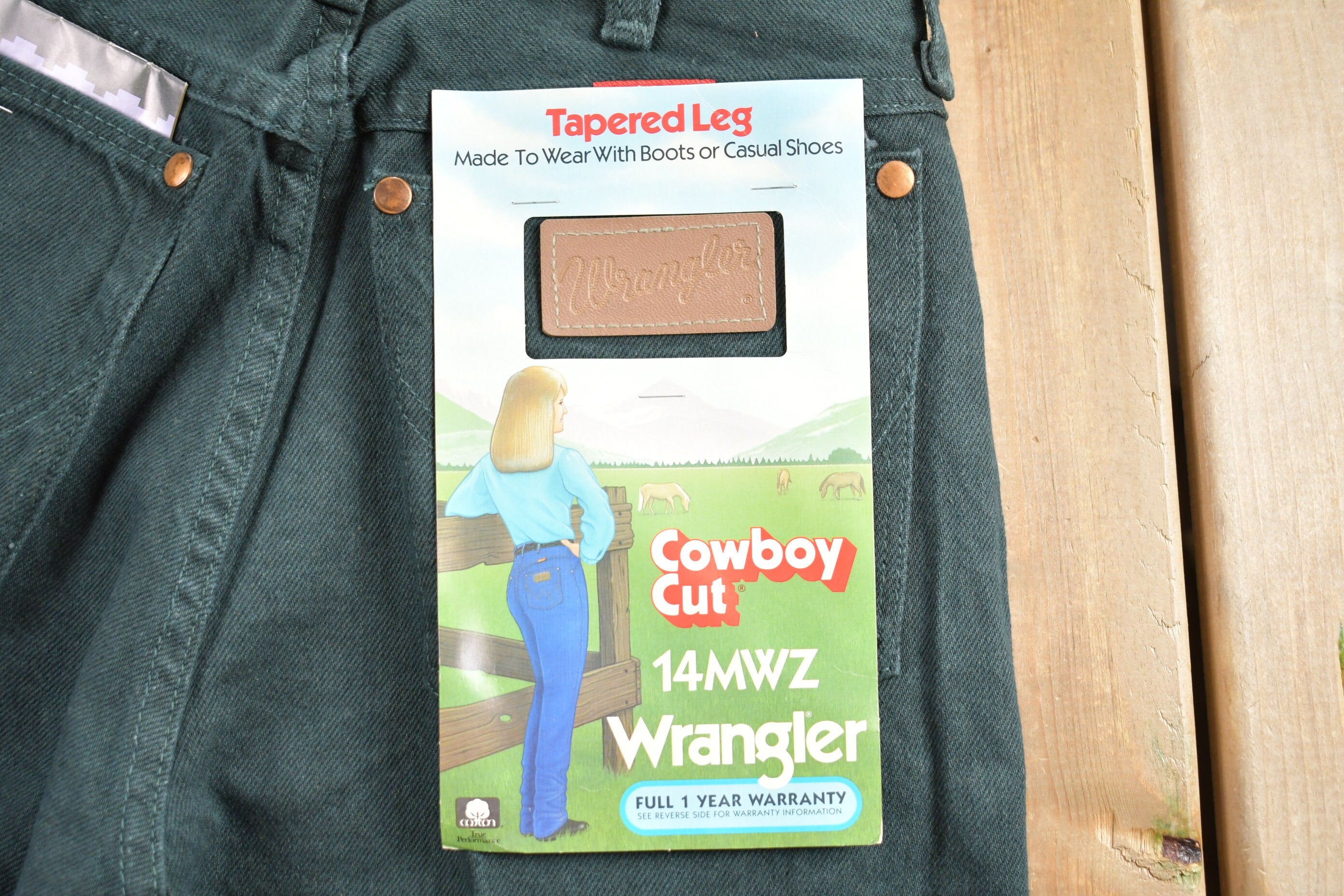 Wrangler Cowboy Cut Deadstock Vintage 1980s Jeans Womens Size 26 x 32