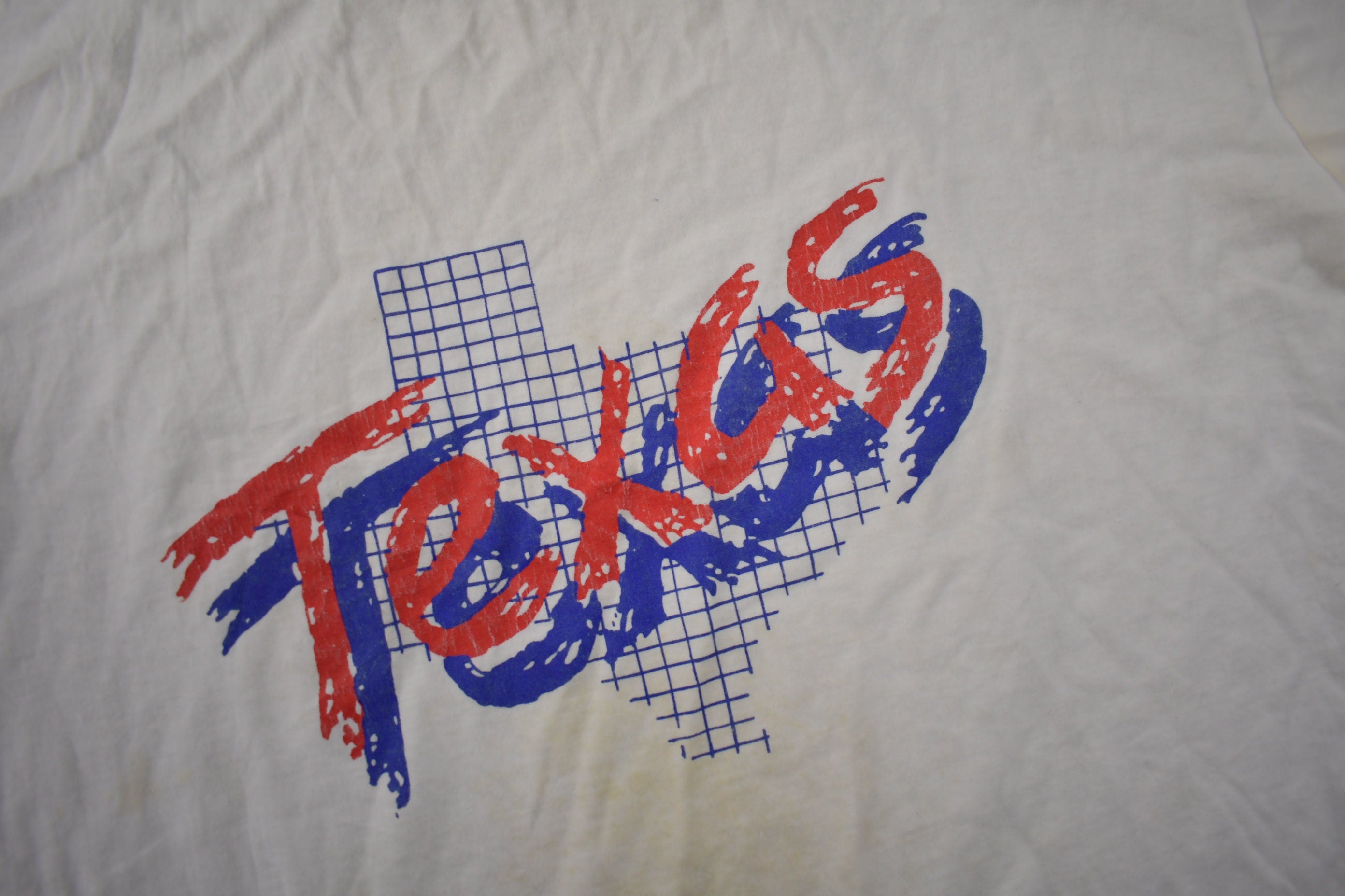Vintage 1990s Texas Graphic Souvenir Travel T Shirt Made In USA