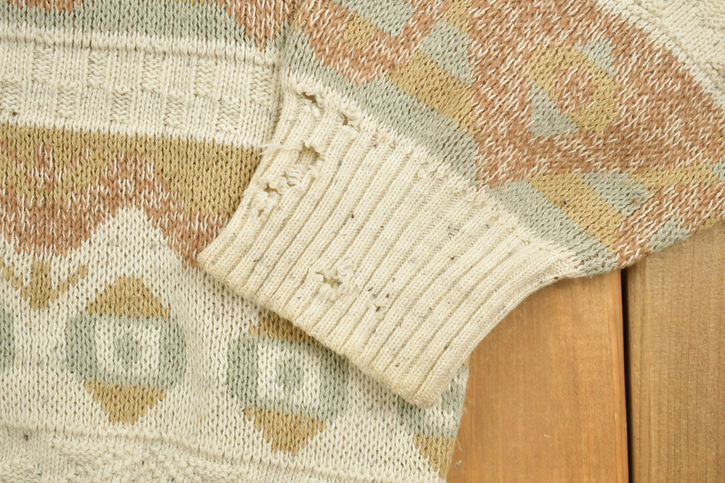 Vintage 1990s Abstract Knitted Sweater