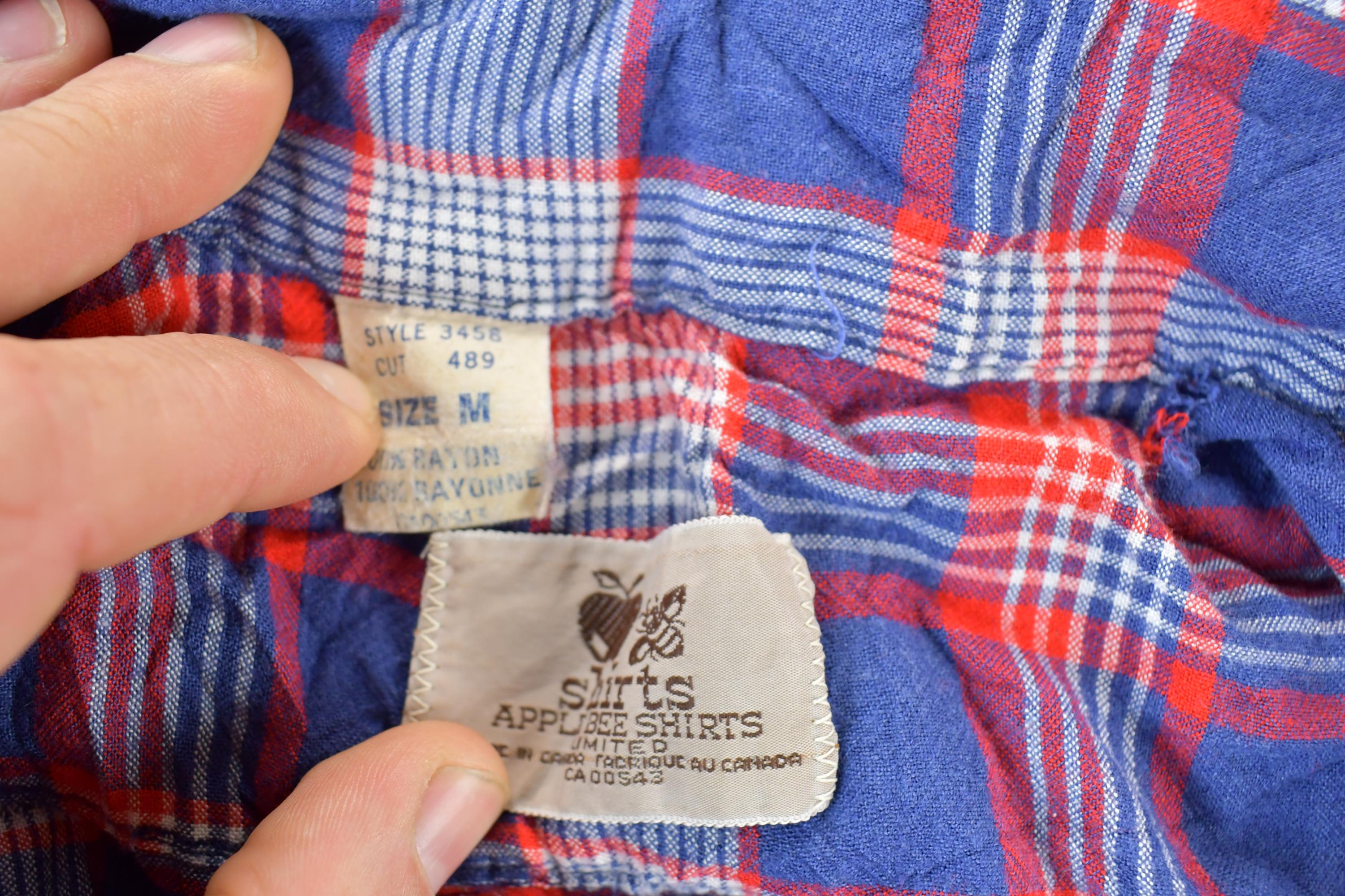 Vintage 70s Applebee Shirts Western Button Up Shirt