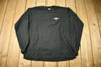 Vintage 1990 Adjust For The Health Of It Chiropractic Graphic Long Sleeve T-Shirt