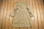Vintage 1980s Brooks Brothers Full Length Trench Coat