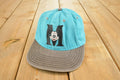 Vintage 1980s Disney Mickey Mouse Script Snapback Hat /