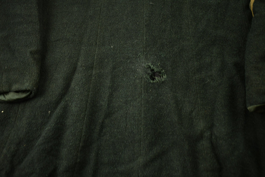 Vintage 1940s Wool Union Made Trecnh Coat