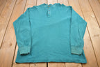 Vintage 1990s Eddie Bauer Henley Sweatshirt  90s Crewneck  Made In USA  Essential  Streetwear  90s  Casual Vintage Shirt