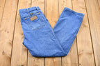 Vintage Early 1990s Wrangler Light Wash Relaxed Straight Leg Jeans