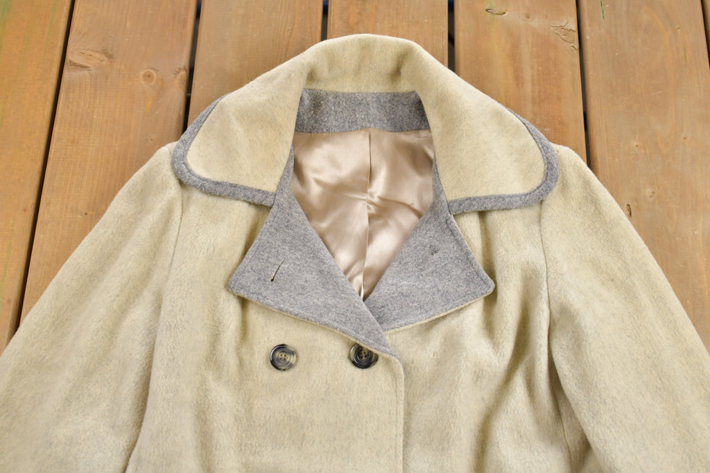 Vintage 1960s Betty Rose Wool Full Length Coat