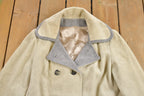 Vintage 1960s Betty Rose Wool Full Length Coat