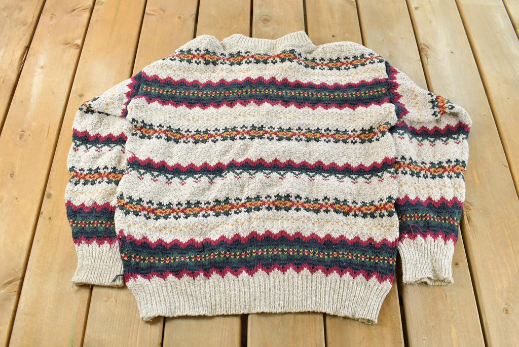 Vintage 1990s Hampton Bay Trading Company Knit Crewneck Sweater Men's L
