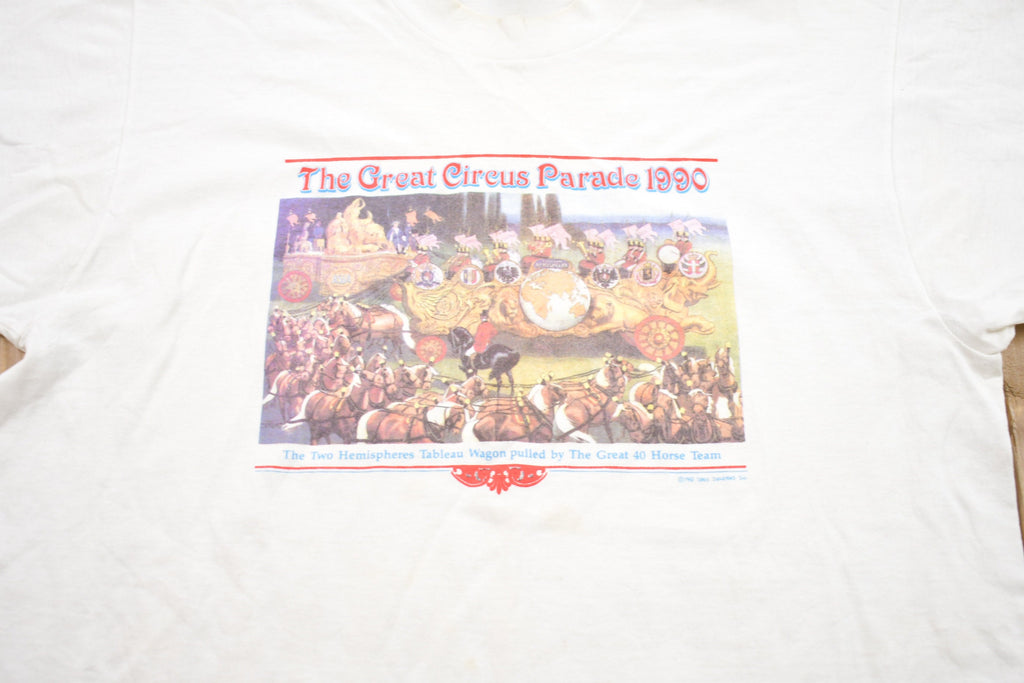 Vintage 1990 Great Circus Parade Graphic T-Shirt