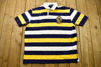 Vintage 1990s Polo Ralph Lauren Embroidered Collared T Shirt
