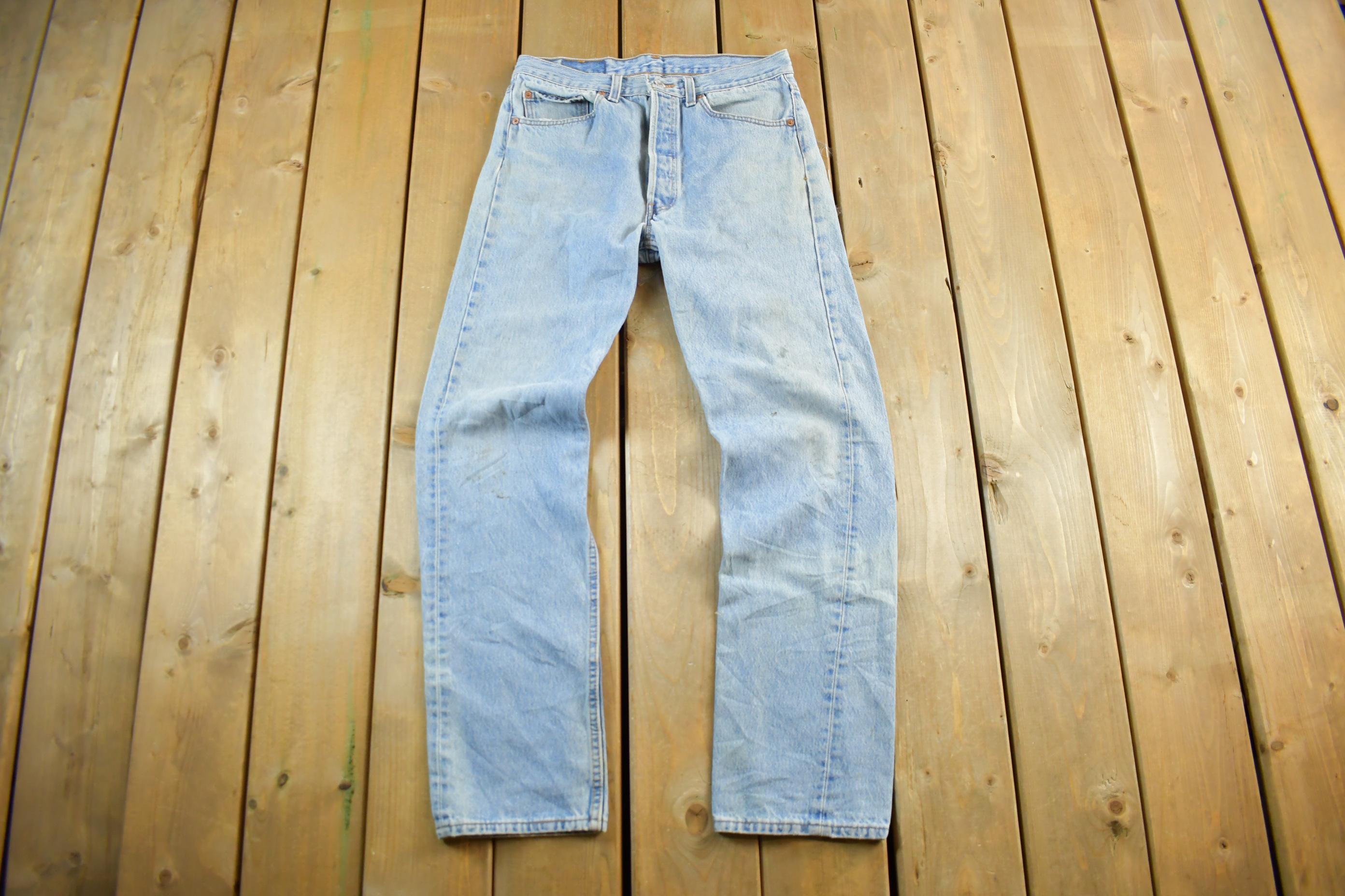 Vintage 1990s Levi's 501 Denim Jeans Size 30 x 32