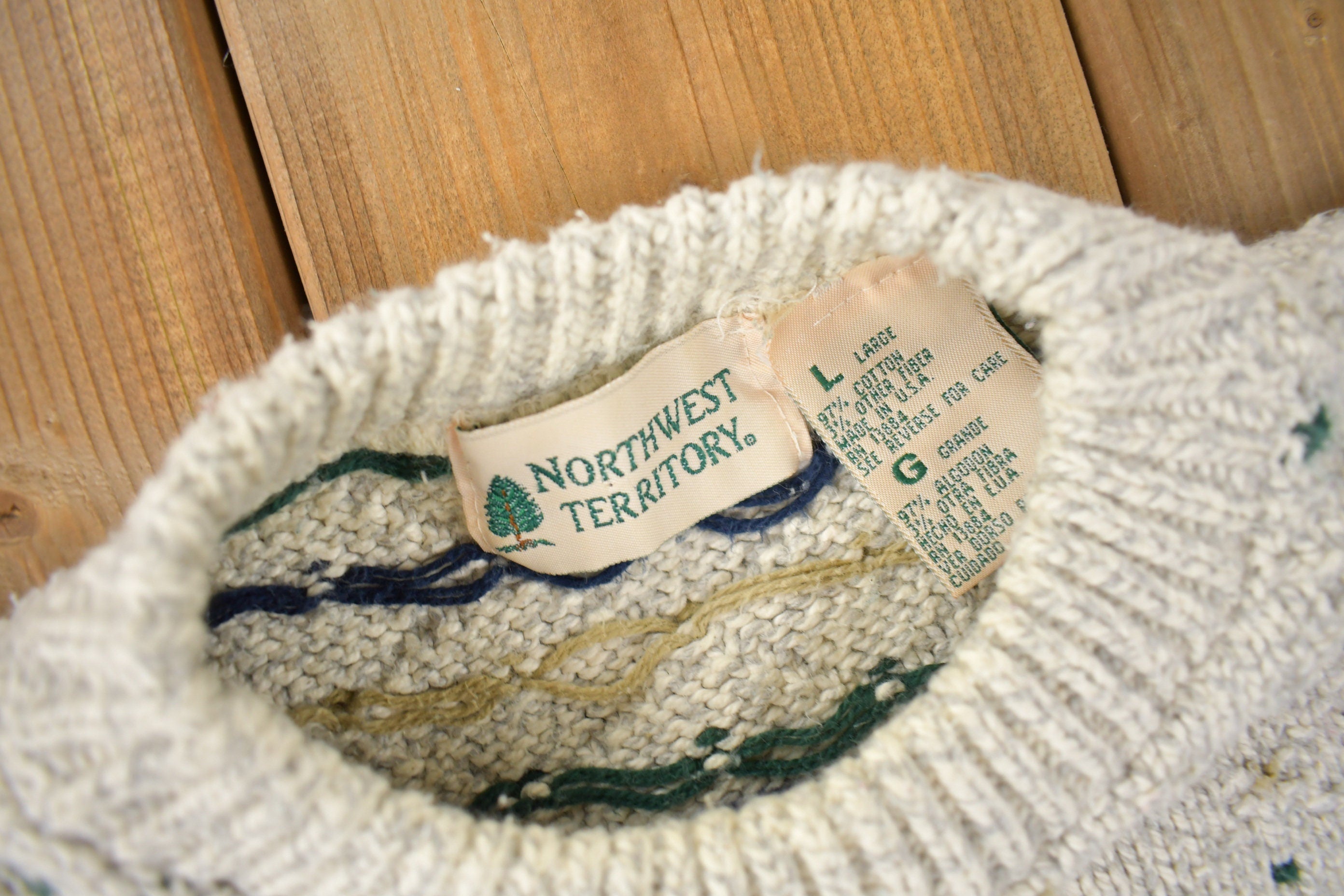 Vintage 1990s Northwest Territory Knit Sweater