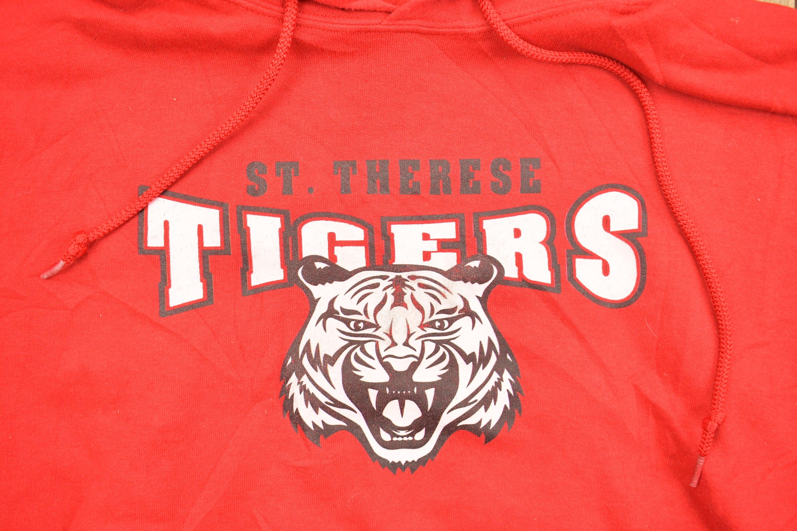 Vintage 1990s St. Therese Tigers University Collegiate Hoodie