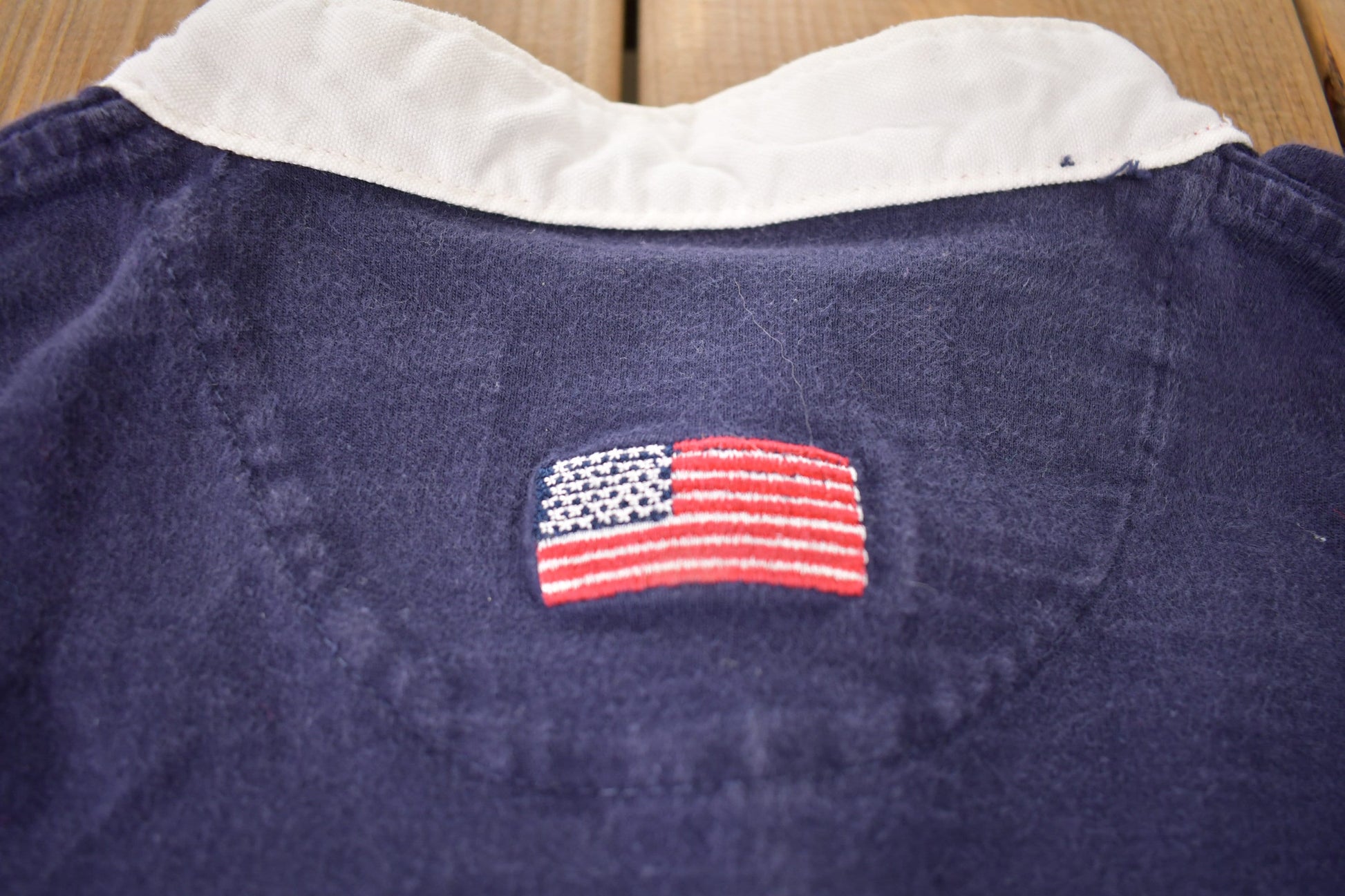 Vintage 1990s Chaps Ralph Lauren Rugby Sweatshirt / Dress Shirt / Athleisure / Streetwear / Ralph Lauren / Casual Wear