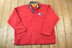 Vintage 1990s Tommy Hilfiger Fleece Outdoorsman Sweater