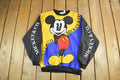 Vintage 1990s Mickey Mouse All Over Print Disney Crewneck Men's Medium