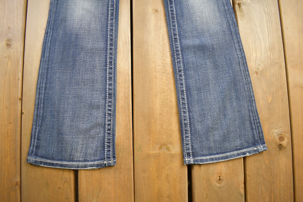 Vintage Y2K Miss Me Bedazzled Low Rise Jeans Size 26x33