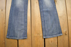 Vintage Y2K Miss Me Bedazzled Low Rise Jeans Size 26x33