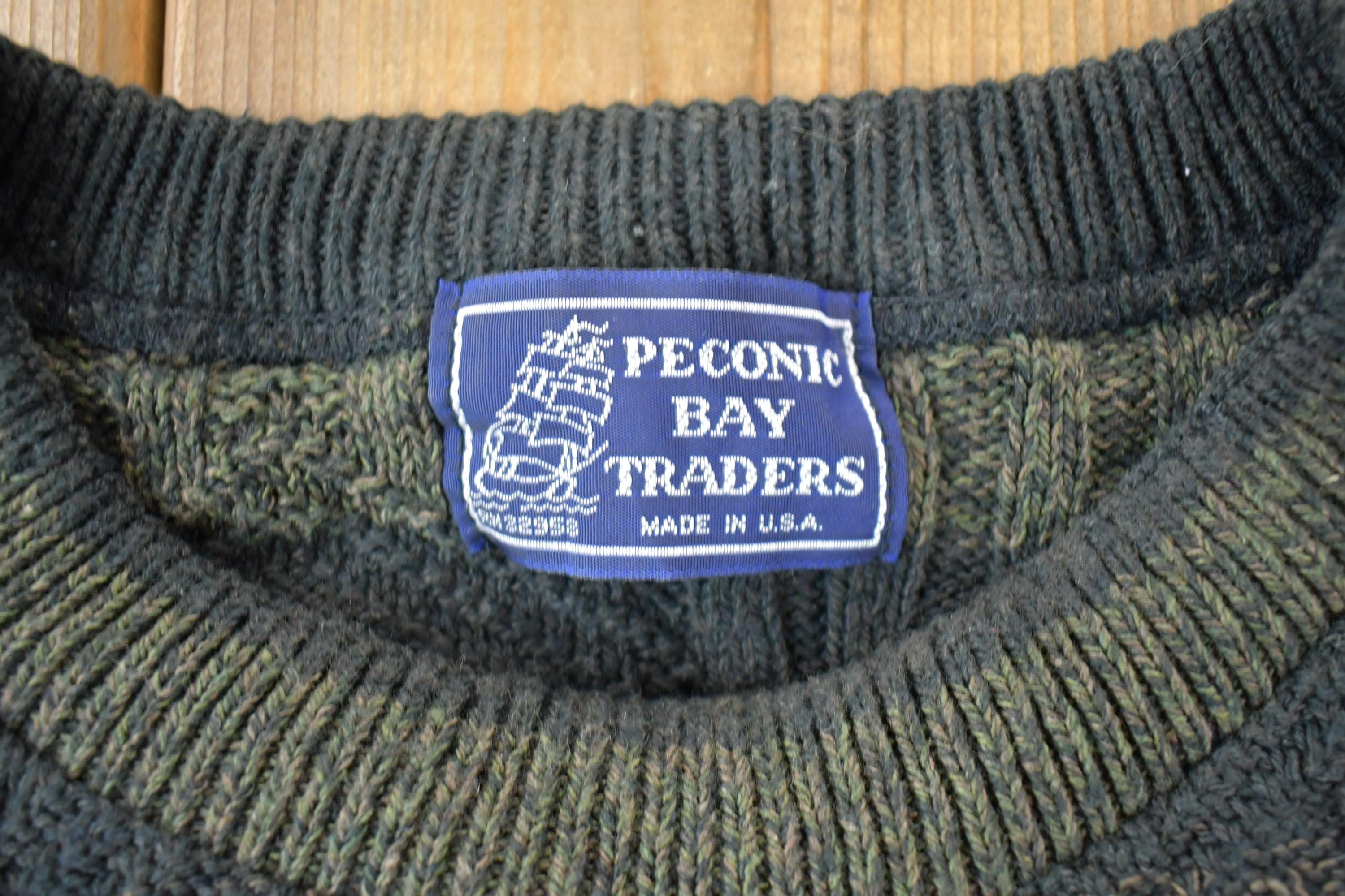 Vintage 1990s Peconic Bay Traders Knit Crewneck Sweater