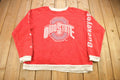 Vintage 1990s Ohio State University Buckeyes Collegiate Knit Crewneck / Heavy Weight / NCAA Sweatshirt / Sportswear / Americana