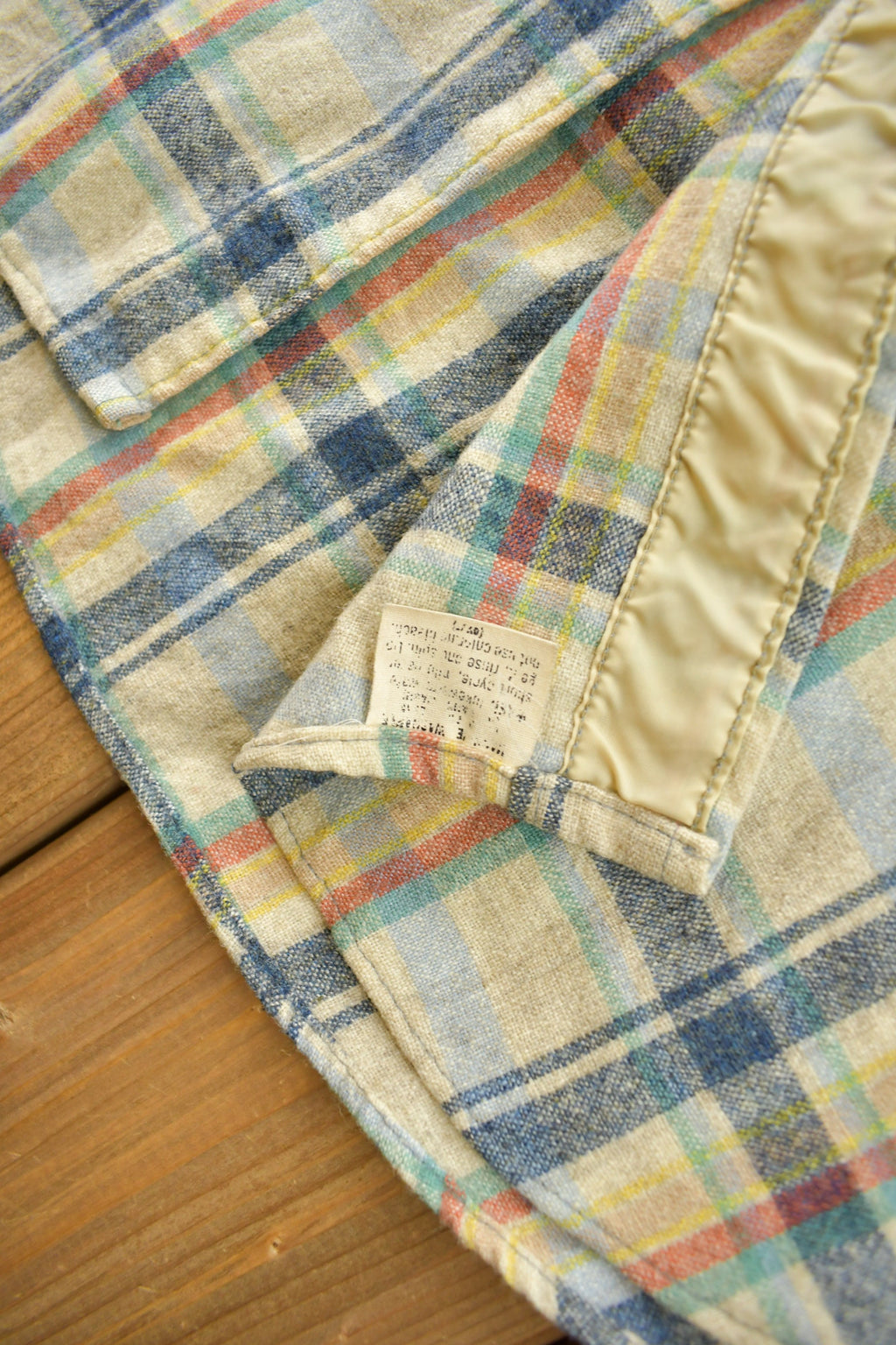Vintage 1980s Pendleton Plaid Button Up Shirt