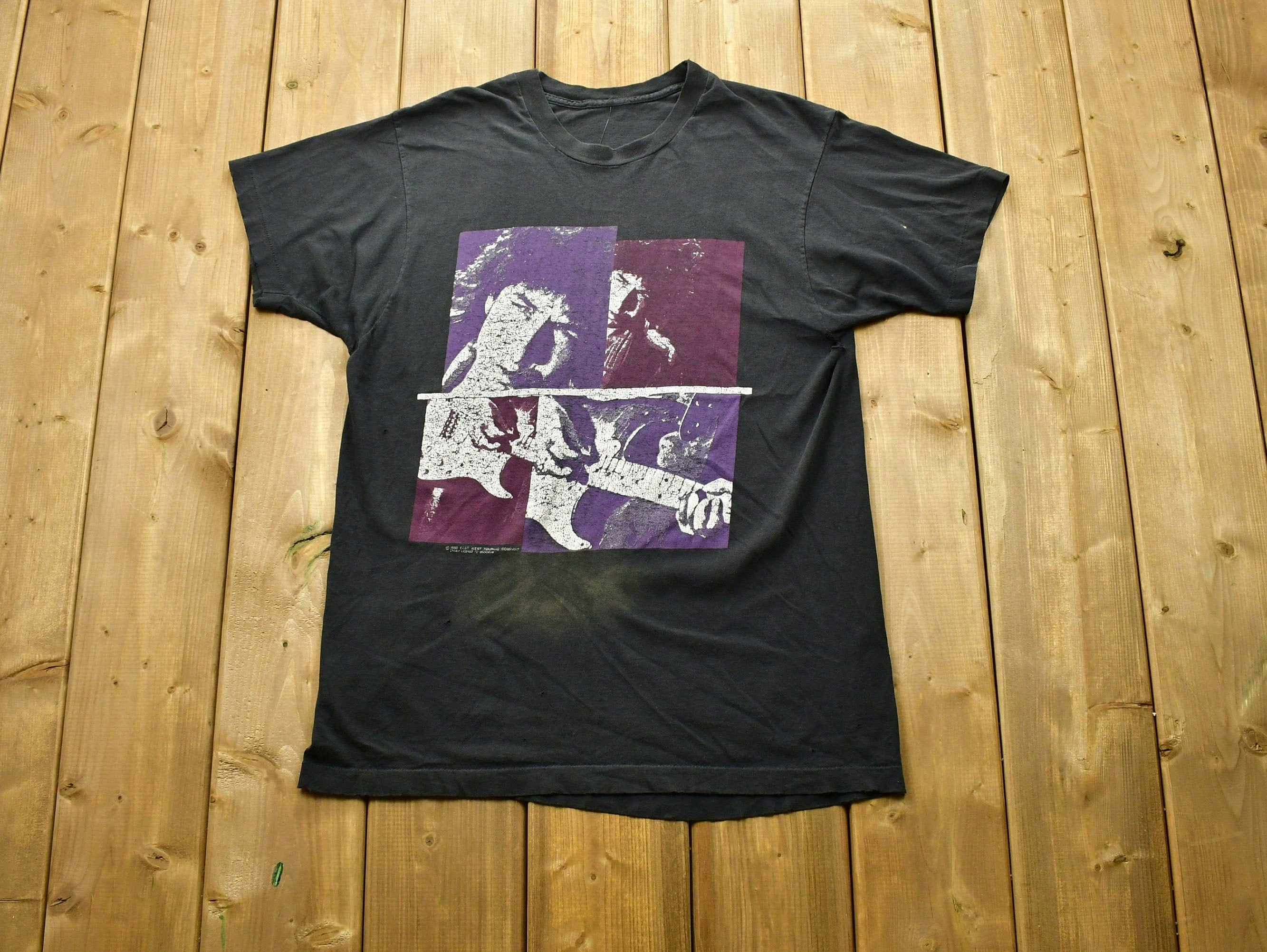 Vintage 1990 Bob Dylan Band Never Ending Tour T-shirt