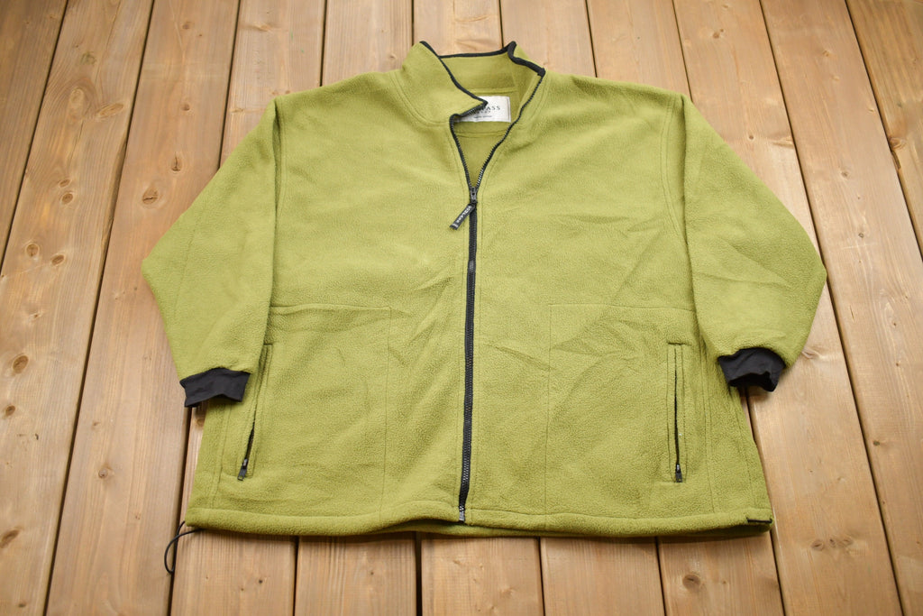Vintage 1990s Compass Full Zip Fleece Sweater