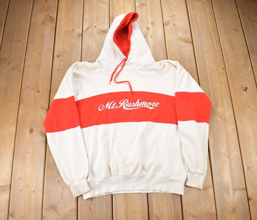 Vintage 1980s Mt.Rushmore Hoodie 80s Hoodie