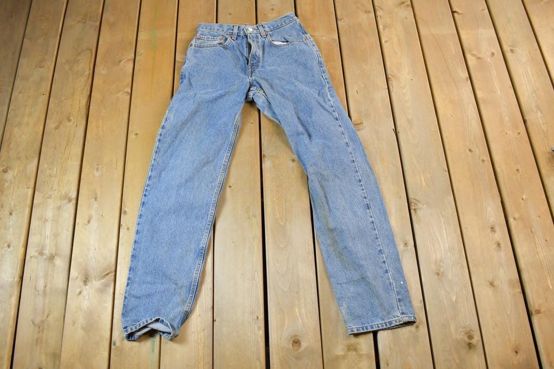 Vintage 1990s Levi Strauss Red Tab 505 Denim Jeans Size 31 x 34