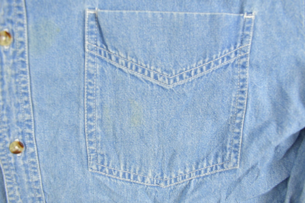 Vintage 1990s Bogari Denim Button Up Shirt