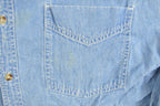 Vintage 1990s Bogari Denim Button Up Shirt