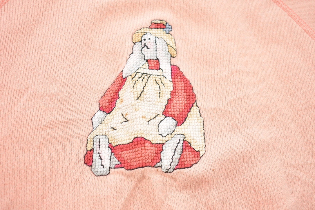 Vintage 1990s Bunny Rabbit Crewneck Sweater