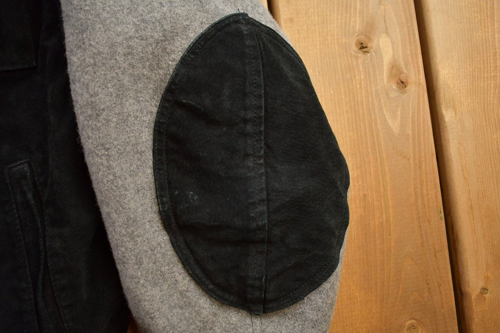 Vintage 1980s Suede Leather Treeline Jacket